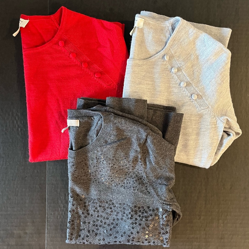 Lot of Sweaters (Banana Republic, LOFT)